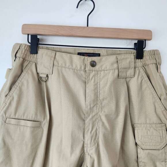 5.11 Tactical Taclite Pro Lightweight Performance Pants Khaki Tan Men's 32x30 - Picture 4 of 9